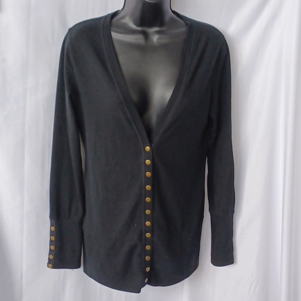 Hawthorne Black Snap Closure Cardigan